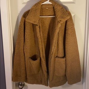 Sherpa teddy bear jacket